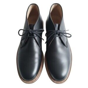 GH Bass and Co Mens Black Leather Chukka Desert Boots Size 9M Heritage Normcore